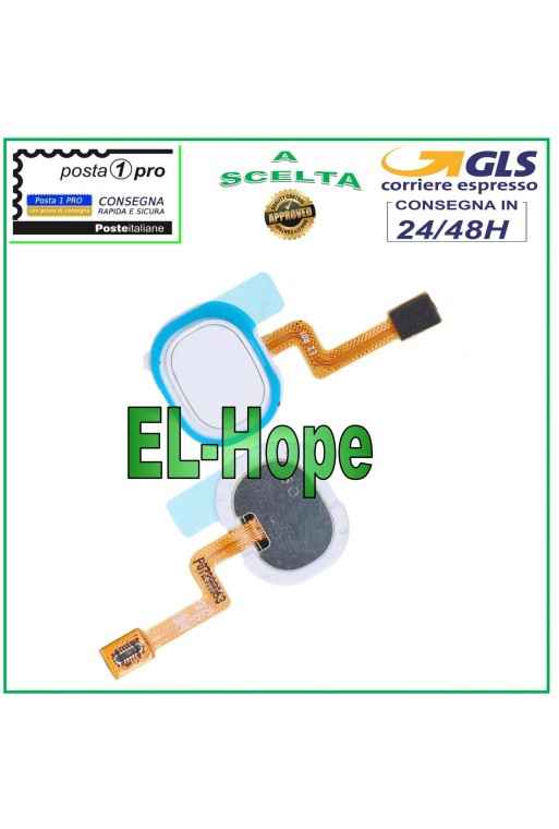 BOTÓN INICIO HUELLA DACTILAR SAMSUNG GALAXY A21S SM A217 F/FN SENSOR DE HUELLA DACTILAR BLANCO