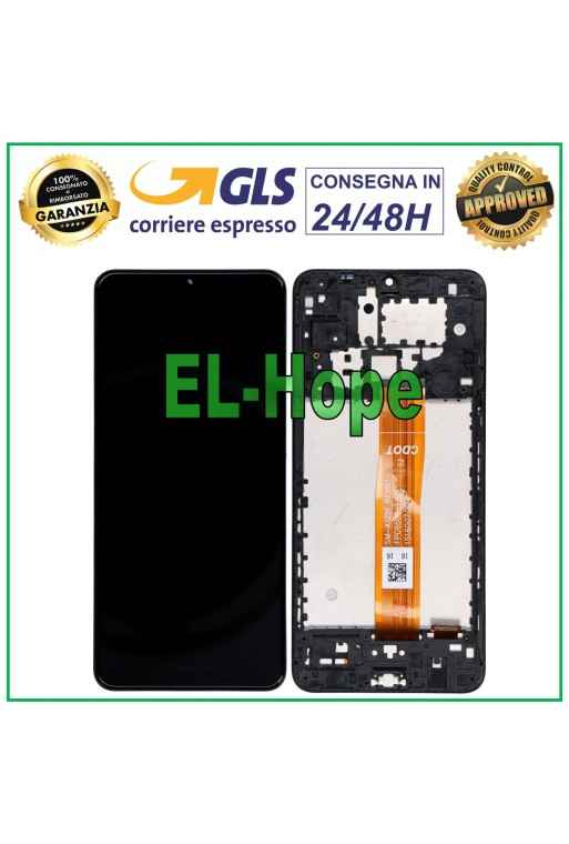 MARCO DE PANTALLA TÁCTIL LCD PARA SAMSUNG GALAXY A12 SM-A127 PANTALLA CDOT PLANA