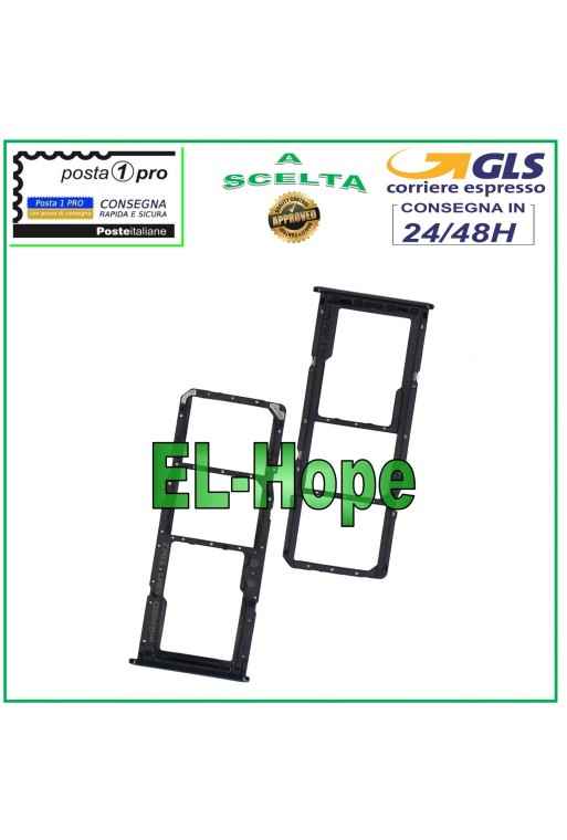 COMPARTIMENTO PARA RANURA DE TRANSPORTE TARJETA NANO SIM + MICRO SD SAMSUNG GALAXY A71 SM A715F NEGRO