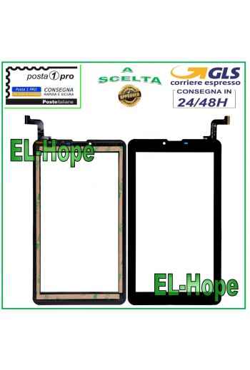 PANTALLA TÁCTIL DE VIDRIO TABLET MAJESTIC TAB 657 PLANA HSCTP-757-7-V0 NEGRO NEGRO