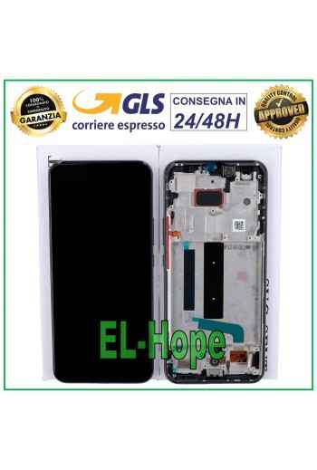 PANTALLA LCD + TÁCTIL ORIGINAL XIAOMI MI 10 LITE 5G M2002J9G M2002J9E MARCO NEGRO