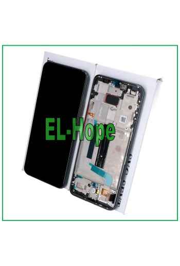 PANTALLA LCD + TÁCTIL ORIGINAL XIAOMI MI 10 LITE 5G M2002J9G M2002J9E MARCO NEGRO