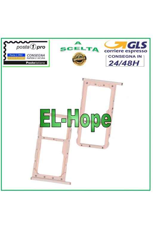 COMPARTIMENTO PARA CARRITO DE RANURA SOPORTE PARA TARJETA SIM MICRO SD HUAWEI P20 LITE ANE-LX1 DORADO