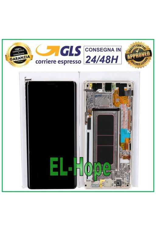 PANTALLA LCD ORIGINAL SAMSUNG GALAXY NOTE 8 SM N950 N950F PANTALLA TÁCTIL DORADA DORADA