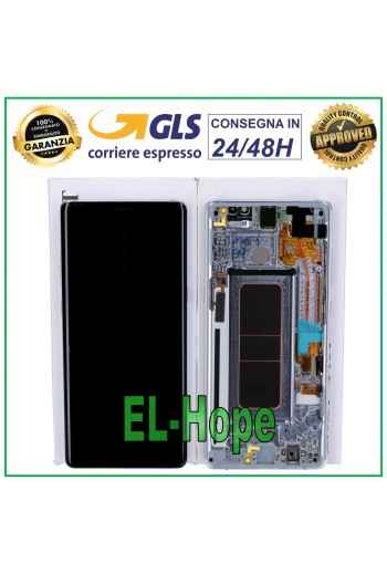 PANTALLA LCD ORIGINAL SAMSUNG GALAXY NOTE 8 SM N950 F PANTALLA TÁCTIL VIOLETA GRIS