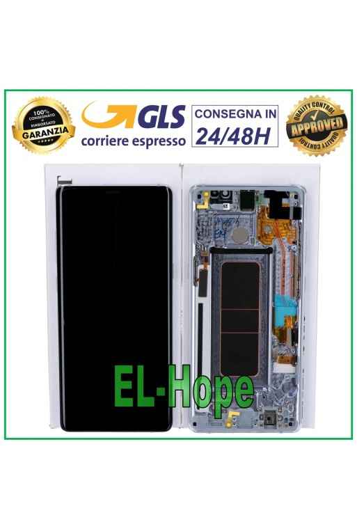 PANTALLA LCD ORIGINAL SAMSUNG GALAXY NOTE 8 SM N950 F PANTALLA TÁCTIL VIOLETA GRIS