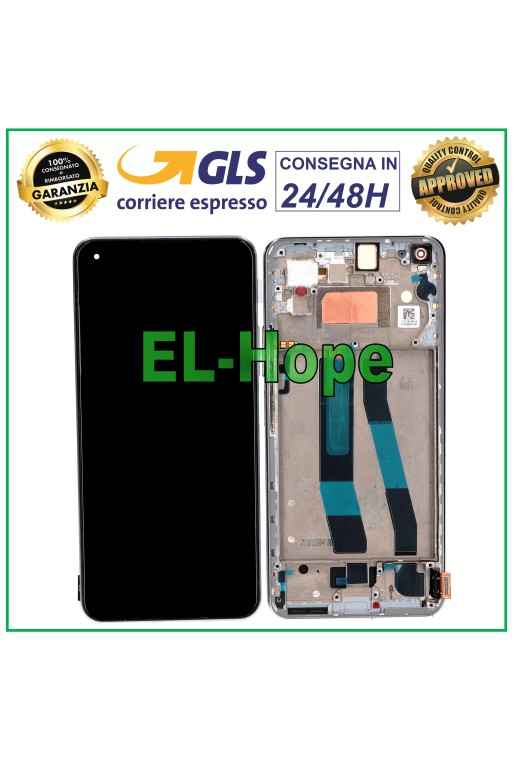 PANTALLA OLED CON MARCO PARA XIAOMI MI 11 LITE 4G 5G NE M2101K9AG CRISTAL TÁCTIL BLANCO