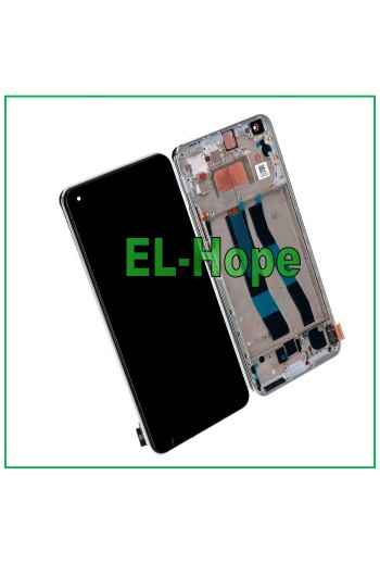 PANTALLA OLED CON MARCO PARA XIAOMI MI 11 LITE 4G 5G NE M2101K9AG CRISTAL TÁCTIL BLANCO