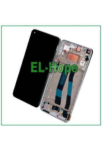 PANTALLA OLED CON MARCO PARA XIAOMI MI 11 LITE 4G 5G NE M2101K9AG CRISTAL TÁCTIL BLANCO