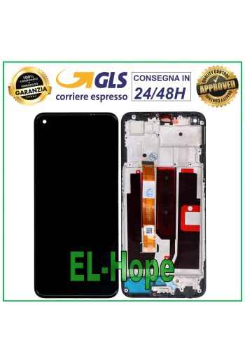 PANTALLA LCD + MARCO PARA OPPO A74 5G CPH2197 CPH2263 PANTALLA TÁCTIL CRISTAL NEGRO
