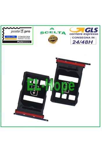 LECTOR DE RANURA PARA CARTUCHO DE TARJETA NANO SIM PARA HUAWEI P40 ANA-LX9 LX4 NX9 NEGRO