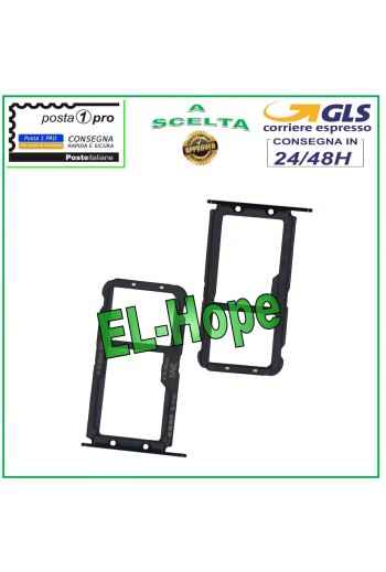 CARRITO RANURA COMPARTIMENTO TARJETA SIM + MICRO SD HUAWEI MATE 20 LITE SNE-LX1 AL00 NEGRO