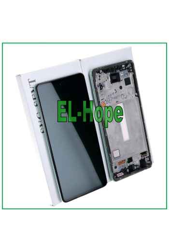 PANTALLA LCD TÁCTIL ORIGINAL SAMSUNG GALAXY A52S SM A528 A528B MARCO VERDE VERDE