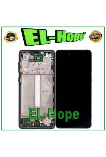 PANTALLA LCD OLED + MARCO PARA SAMSUNG GALAXY A33 5G SM-A336B CRISTAL NEGRO TÁCTIL
