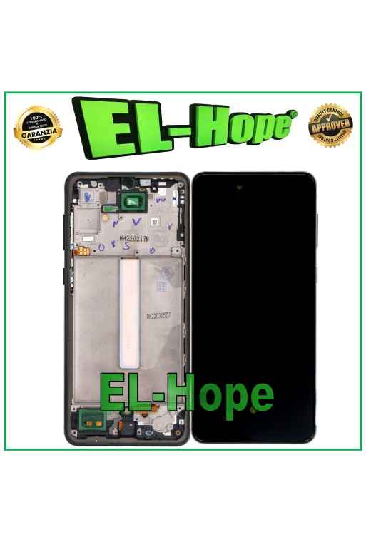 PANTALLA LCD OLED + MARCO PARA SAMSUNG GALAXY A33 5G SM-A336B CRISTAL NEGRO TÁCTIL