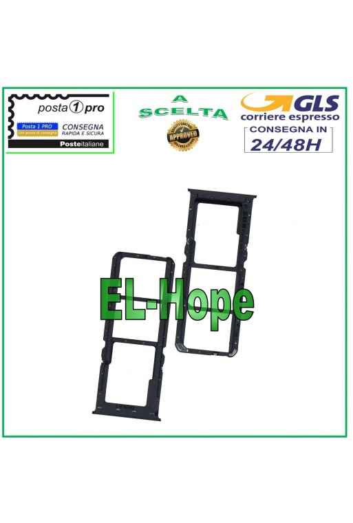 RANURA PARA CARRIL SIM Y SD PARA OPPO A52 CH2061 CPH2069 PDAM10 PADM00 NEGRO