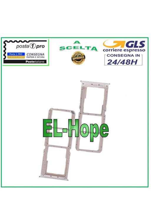 RANURA PARA CARRIL SIM COMPARTIMENTO PARA TARJETA SD OPPO A52 CH2061 CPH2069 PDAM10 PADM00 PLATA