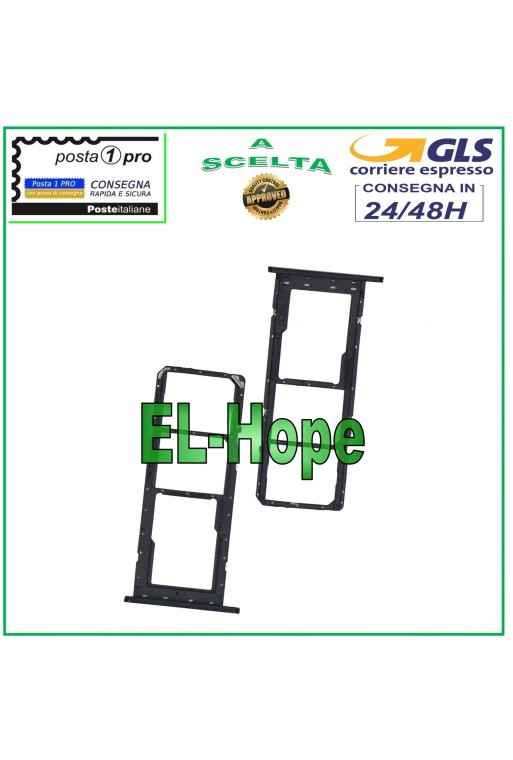 COMPARTIMENTO PARA RANURA DE TRANSPORTE DE TARJETA NANO SIM SD SAMSUNG GALAXY A03S SM-A037G NEGRO