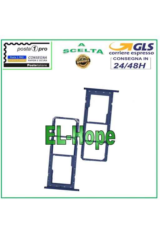 COMPARTIMENTO PARA CARTUCHO DE RANURA PARA TARJETA NANO SIM SD SAMSUNG GALAXY A03S SM-A037G AZUL