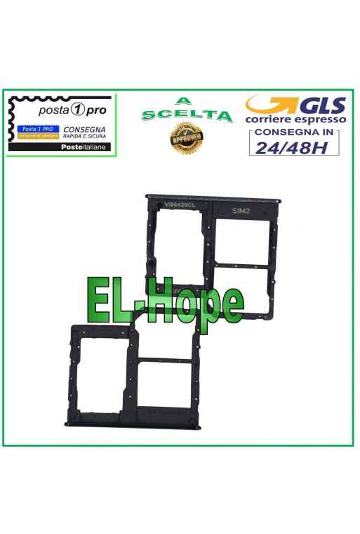 COMPARTIMENTO PARA RANURA DE TRANSPORTE TARJETA NANO SIM SD SAMSUNG GALAXY A31 SM A315 A315F NEGRO