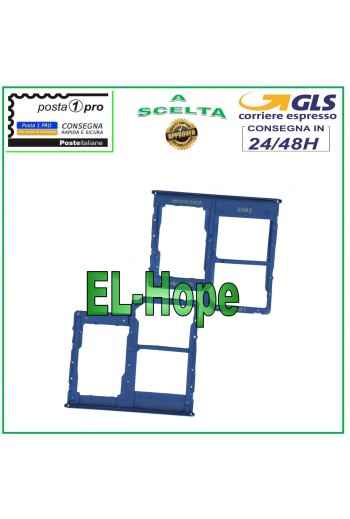 COMPARTIMENTO PARA CARTUCHO DE RANURA PARA TARJETA NANO SIM SD SAMSUNG GALAXY A31 SM A315 A315F AZUL