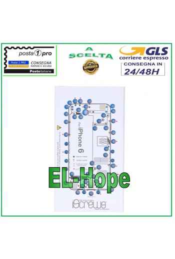 ISCREWS MAP TORNILLO CARCASA ALMOHADILLA ILUSTRADA PARA DESMONTAJE APPLE IPHONE 6