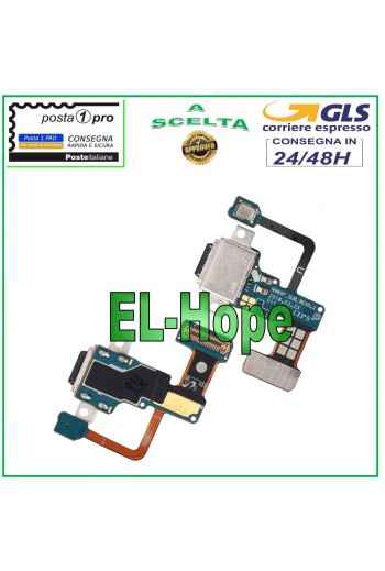 CONECTOR DE CARGA SAMSUNG GALAXY NOTE 9 SM-N960F MICRÓFONO BASE DE CARGA PLANA