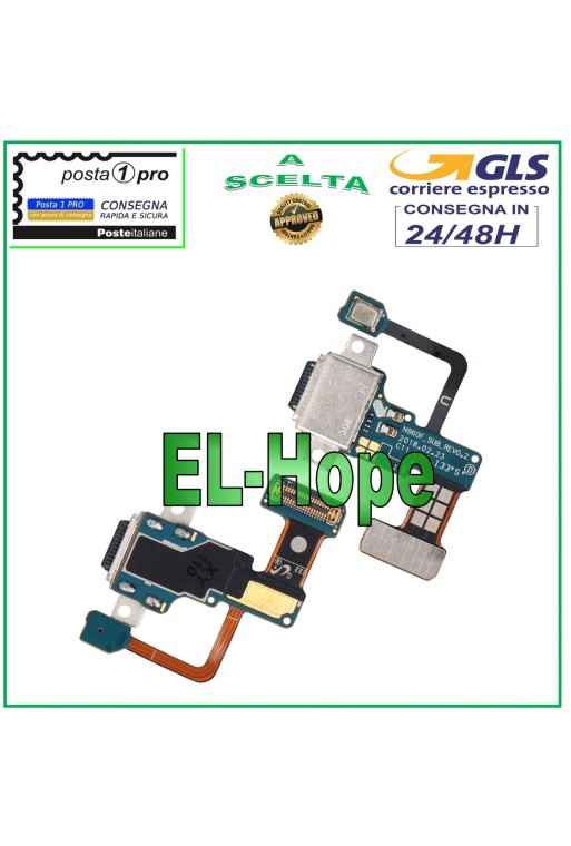 CONECTOR DE CARGA SAMSUNG GALAXY NOTE 9 SM-N960F MICRÓFONO BASE DE CARGA PLANA