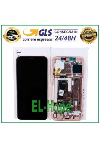 MARCO DE PANTALLA LCD ORIGINAL XIAOMI MI 8 PRO PANTALLA TÁCTIL CRISTAL ROSA - ORO ROSA