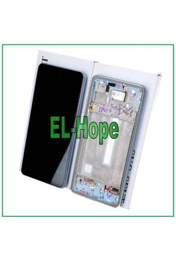PANTALLA LCD + MARCO ORIGINAL SAMSUNG GALAXY A53 5G 2022 SM A536 A536B TÁCTIL AZUL