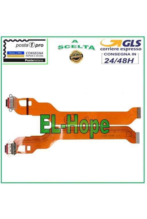 CONECTOR DE CARGA FLEXIBLE PLANO OPPO FIND X3 LITE CPH2145 CARGA TIPO C