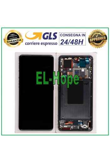 PANTALLA LCD TÁCTIL XIAOMI MI 12 PRO 2022 100% ORIGINAL, MARCO DE CRISTAL NEGRO DESLUMBRANTE