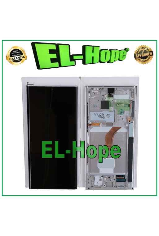 MARCO ORIGINAL PANTALLA LCD SAMSUNG GALAXY S22 ULTRA 2022 SM-S908 TÁCTIL BLANCO