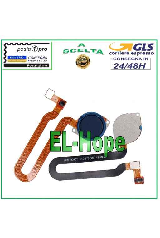 LLAVE PLANA DE HUELLA DACTILAR MOTOROLA MOTO ONE VISION P50 XT1970 AZUL