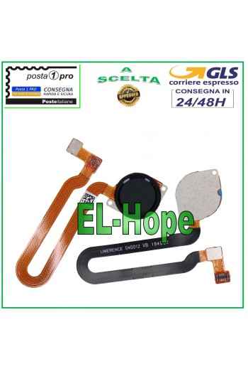 TECLA PLANA FLEXIBLE CON HUELLA DACTILAR MOTOROLA MOTO ONE VISION P50 XT1970 NEGRA