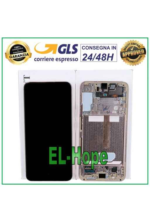 PANTALLA LCD + MARCO ORIGINAL SAMSUNG GALAXY S22+ PLUS 2022 SM-S906 TÁCTIL MORADO