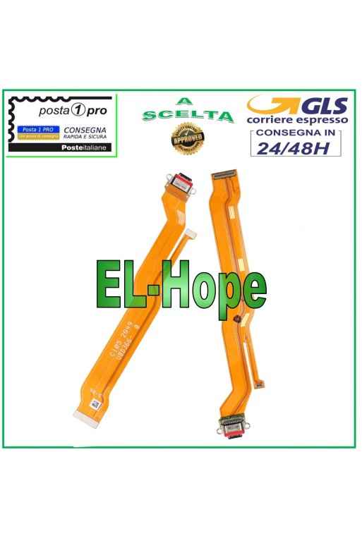 Cable flexible plano para conector de carga para base de carga tipo C para OPPO Reno 5 4G