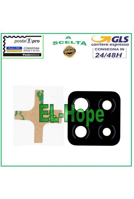 CRISTAL LENTE DE CÁMARA TRASERA SAMSUNG GALAXY A22 SM A225 NEGRO