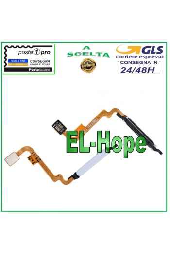 TECLA DE ENCENDIDO FLEXIBLE PLANA HUELLA DACTILAR XIAOMI REDMI NOTE 10S 4G PLATA