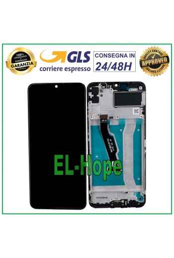 PANTALLA LCD + MARCO PARA HUAWEI Y6P 2020 MED-LX9 MED-LX9N PANTALLA TÁCTIL CRISTAL NEGRO
