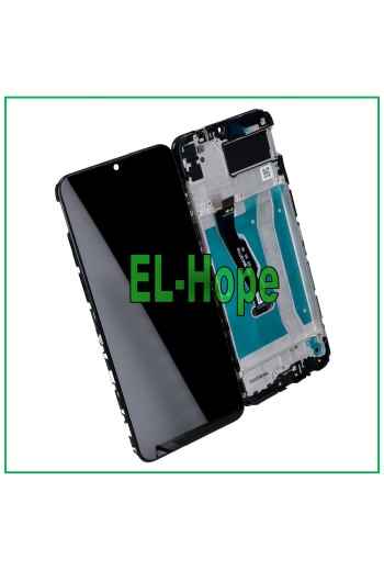 PANTALLA LCD + MARCO PARA HUAWEI Y6P 2020 MED-LX9 MED-LX9N PANTALLA TÁCTIL CRISTAL NEGRO