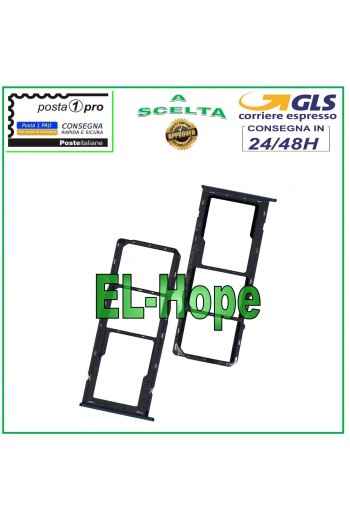COMPARTIMENTO PARA RANURA DE TRANSPORTE TARJETA NANO SIM SD SAMSUNG GALAXY A22 4G SM A225 F NEGRO