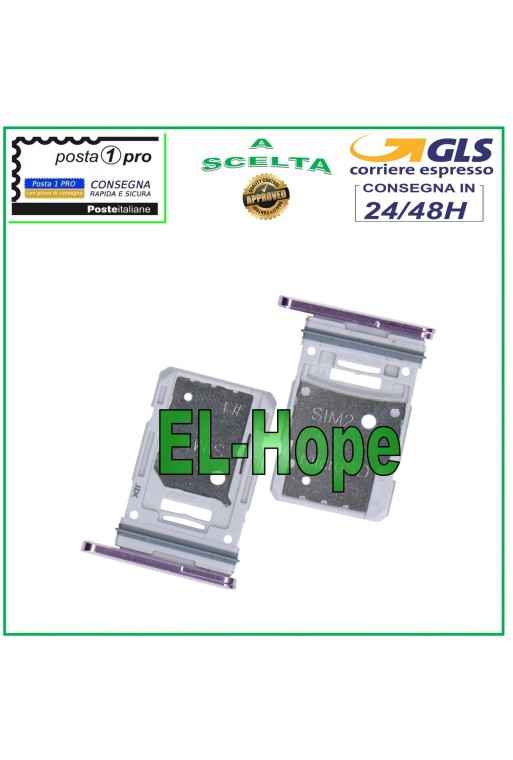 COMPARTIMENTO PARA CARTUCHO DE RANURA PARA TARJETA SIM DUAL NANO SAMSUNG GALAXY S20 FE SM G780 F MORADO