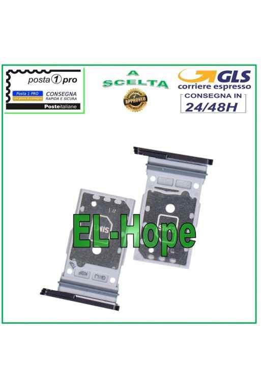 COMPARTIMENTO PARA CARTUCHO DE RANURA PARA TARJETA DUAL NANO SIM SAMSUNG GALAXY S21 FE 5G SM-G990B NEGRO