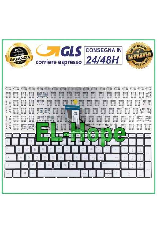 TECLADO ITA PARA PORTÁTIL HP 15-DW 15-DW2023NL 15-DW0070NL 15-DW1076NL PLATA