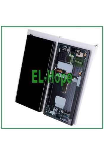 MARCO ORIGINAL PANTALLA LCD SAMSUNG GALAXY S22 ULTRA SM-S908 PANTALLA TÁCTIL NEGRO