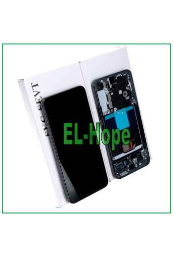 PANTALLA LCD + MARCO ORIGINAL SAMSUNG GALAXY S22 2022 SM-S901 PANTALLA TÁCTIL NEGRA