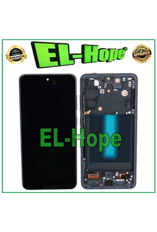 PANTALLA LCD OLED + MARCO PARA SAMSUNG GALAXY S21 FE SM-G990B PANTALLA TÁCTIL NEGRA