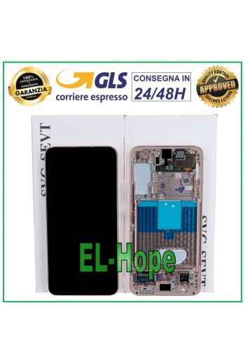 PANTALLA LCD ORIGINAL SAMSUNG GALAXY S22 2022 SM-S901 TÁCTIL ORO ROSA / ORO ROSA