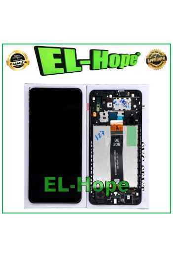 PANTALLA LCD ORIGINAL + MARCO SAMSUNG GALAXY A02 SM-A022 PANTALLA TÁCTIL CRISTAL NEGRO